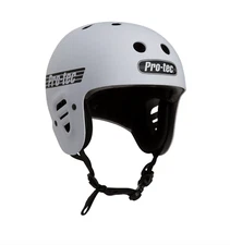 PROTEC HELMET FULL CUT Certified MATTE WHITE PRO-TEC PRO TEC