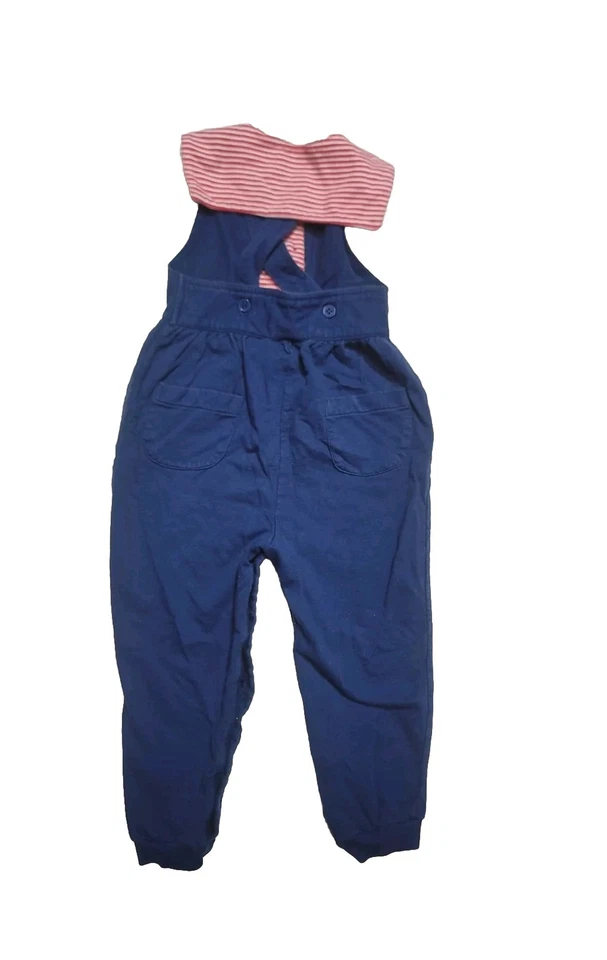 Vintage Koala Kids Nautical Romper  Girls  Navy Blue 2 T - Image 2 of 3