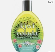 Tan Asz U Kiwi Colada 400X Bronzer Kiwi & Coconut Milk Tanning Lotion 13.5oz