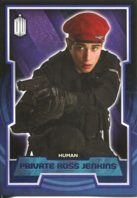 Doctor Who 2015 Purple Parallel [99] Base Card #146 Private Ross Jenkins