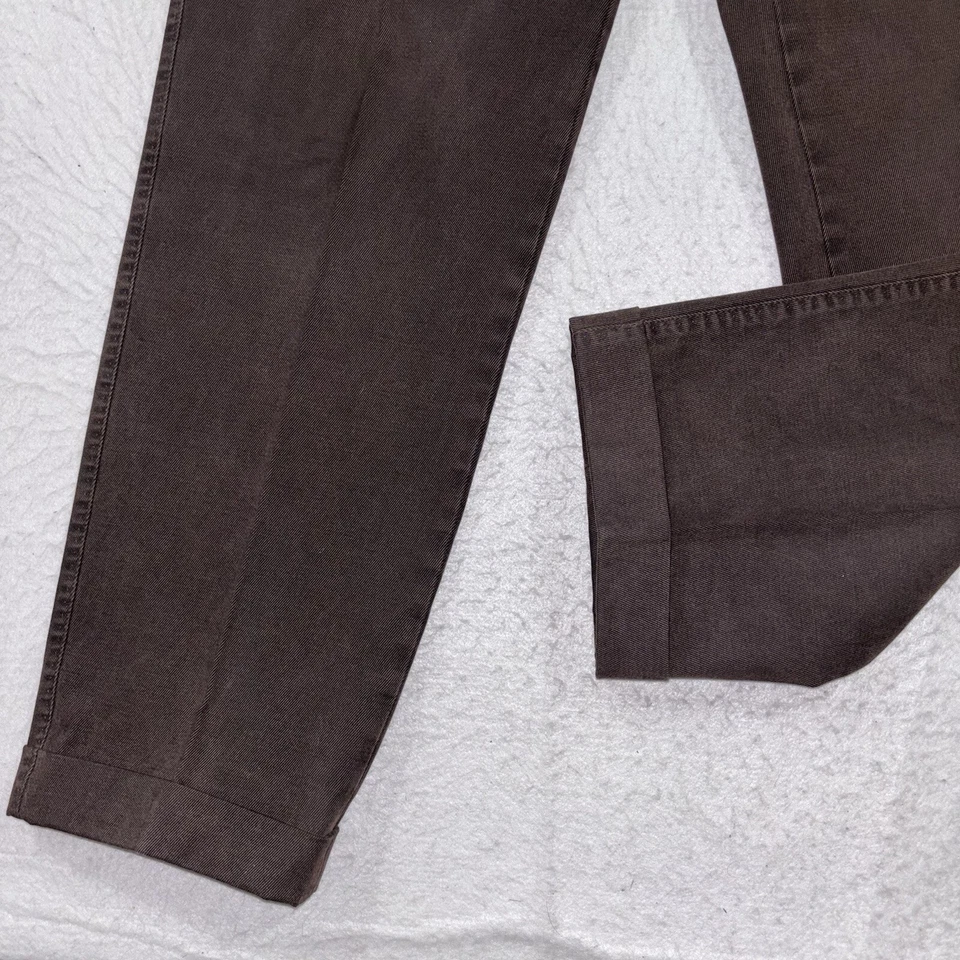 Hiltl Ultimate Trousers Pants Brown Triple Yarn ZE500 Stretch Mens Size 36 x 32 - Image 3 of 4