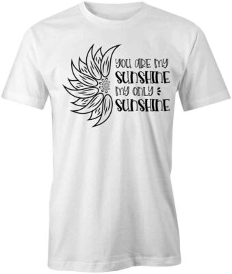 SUNFLOWER TShirt Tee Short-Sleeved Cotton FLOWER FLORAL CLOTHING