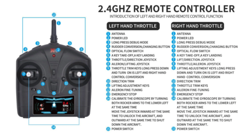 Helicóptero RC de alta velocidad juguete avión de control remoto para niños y coleccionistas - Imagen 18 de 28