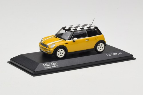 431138104 Mini Cooper One Yellow Minichamps 1/43 - Picture 4 of 5