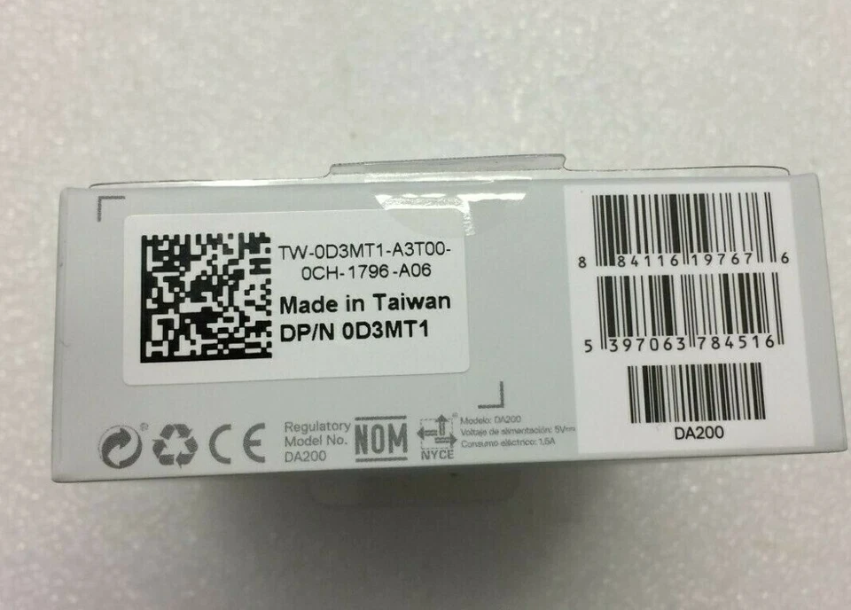 0D3MT1 Dell USB-C Adapter - Immagine 3 di 3