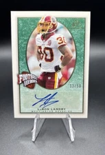2007 SP Chirography - Football Heroes Emerald #FH-LL LaRon Landry /50 Auto LSU