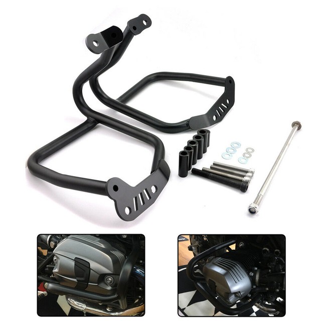 Black Engine Protective Guard Crash Bar Protector For BMW R Nine T R9T