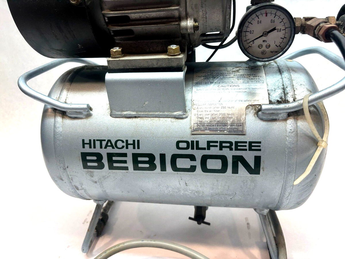 Hitachi Bebicon Oilfree Air Compressor, 20P-5S, HD304986 Hitachi Bebicon Oilfree Air Compressor, 20P-5S, HD304986