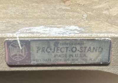 アメリカンヴィンテージテーブル SAFE-LOCK社 プロジェクトオースタンド Vintage Welt Safe-Lock Metal Professional Project-O-Stand