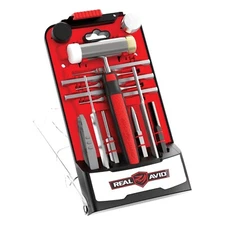 Real Avid Hammer & Long Punches Set | Includes 4 interchangeable hammer heads