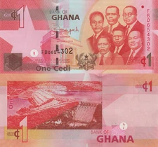 Ghana 1 Cedi (06.3.2013) - Big Six/Dam/p37d UNC
