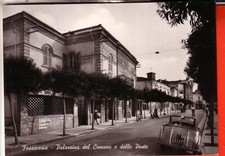CARTOLINA ANTICA FOSSACESIA PALAZZINA COMUNE E POSTE VIAGG  FRANC