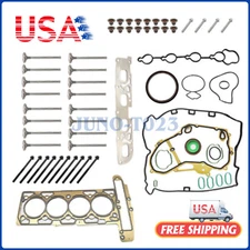 Head Gasket Bolts & Intake Exhaust Valves for Chevrolet Equinox 2.4L 2010-2013