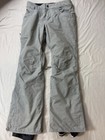 686 Snow Pants Womens Small Gray infiDRY 10K Waterproof Snowboarding Thermal Ski