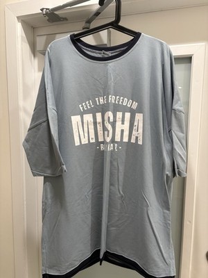 MISHA Feel The Freedom Baikal Men's New Light Blue Jerseys T-Shirt Russia