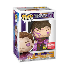 Funko POP! Marvel Guardians of the Galaxy Star-Lord with Power Stone #611