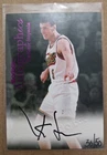 1999 Skybox Premium Autographics Vladimir Stepania Red Foil Century Marks 30/50