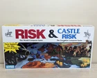 Vintage RISK & CASTLE RISK Board Game 2 In 1 Parker Brothers 1990 Appears Unused