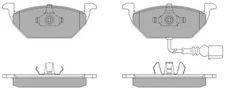Brake Pad Set, Disc Brake FREMAX FBP-1070-01