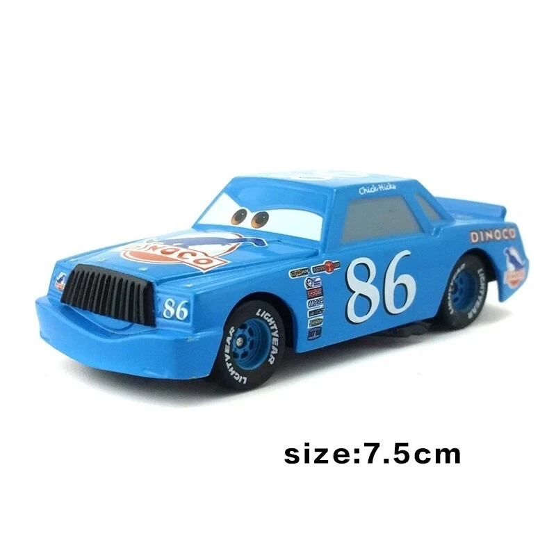 Disney Pixar Cars Lot NO.86 Dinoco Chick Hicks Model Car Toy New Loose - Image 4 of 4