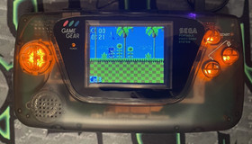 SEGA Game Gear! Recapped! New Smoke Shell! LCD LED USBC Mods!! Works Great!