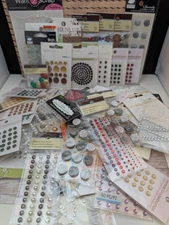 Huge Sticker Bundle Sparkle Gem Bling Rhinestone Glitter Bo Bunny K & Company-s4