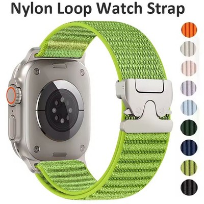 Sport Nylon Armband Für Apple Watch Ultra 3 2 49mm Series 11 10 9 8 7 6 5 4 3 SE