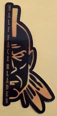 Half Face blades Sticker - Decal - Slap