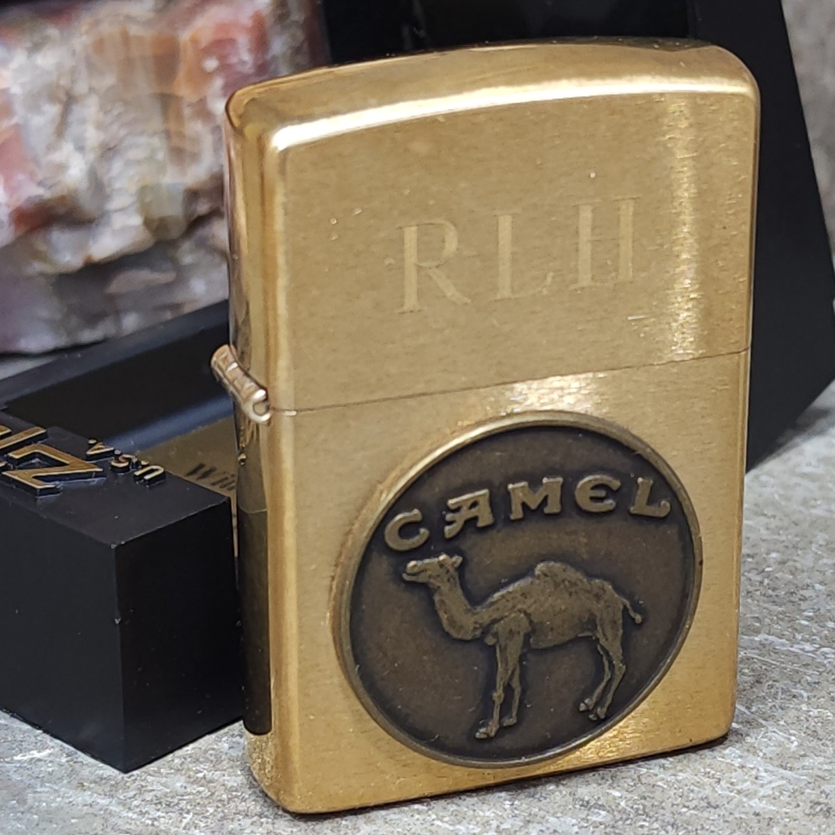 Camel Zippoライター 【非売品】Made in USA 1992 Unfired Zippo Cigarette Lighter Camel Cigarettes