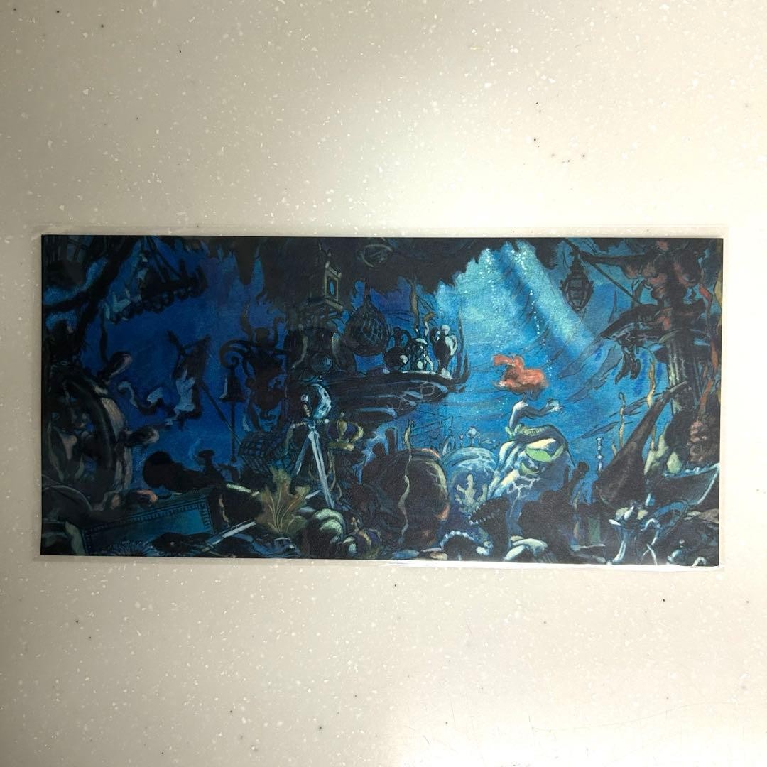 Disney Little Mermaid Postcard Art Exhibition Collectible