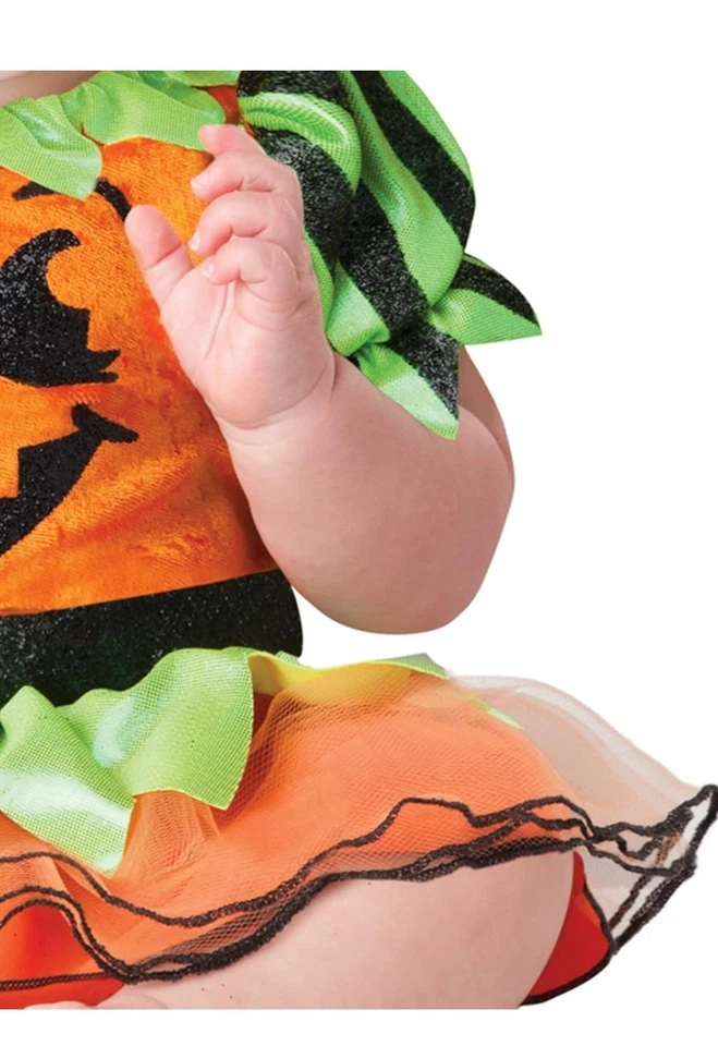 Disfraz Parche Calabaza Bebé Niña 18 a 24 Meses Foto 4 de 4