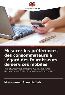 Mohammed Azmathullah | Mesurer les préférences des consommateurs à l'égard...