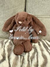 with TAG Plush Rabbit Jellycat Fudge Bunny Medium BAS3FUD JAPAN