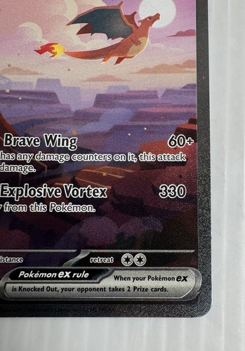 Pokémon Karte Scarlet & Violet 151 #199/165 Charizard EX Special Illustration - Bild 6 von 11