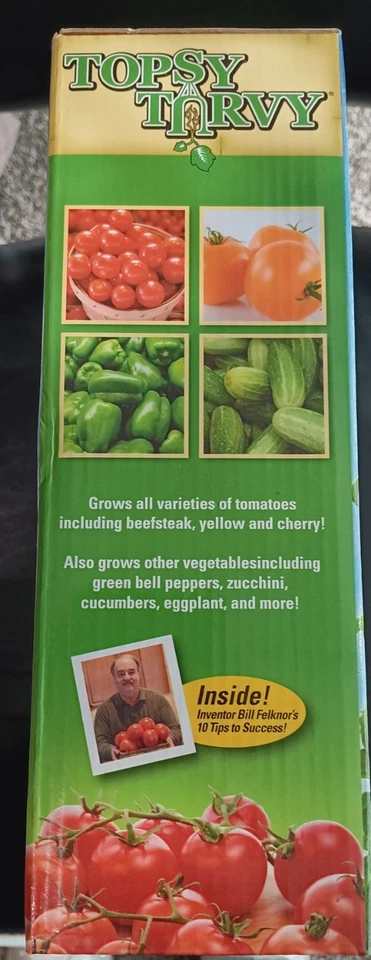 НОВАЯ вертикальная подвесная садовая томатная сеялка Topsy Turvy Upside Down - Изображение 3 из 4