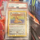 Pokemon TCG 1999 Fossil Dragonite 4/62 Holo Rare 1st Edition PSA 7 Graded