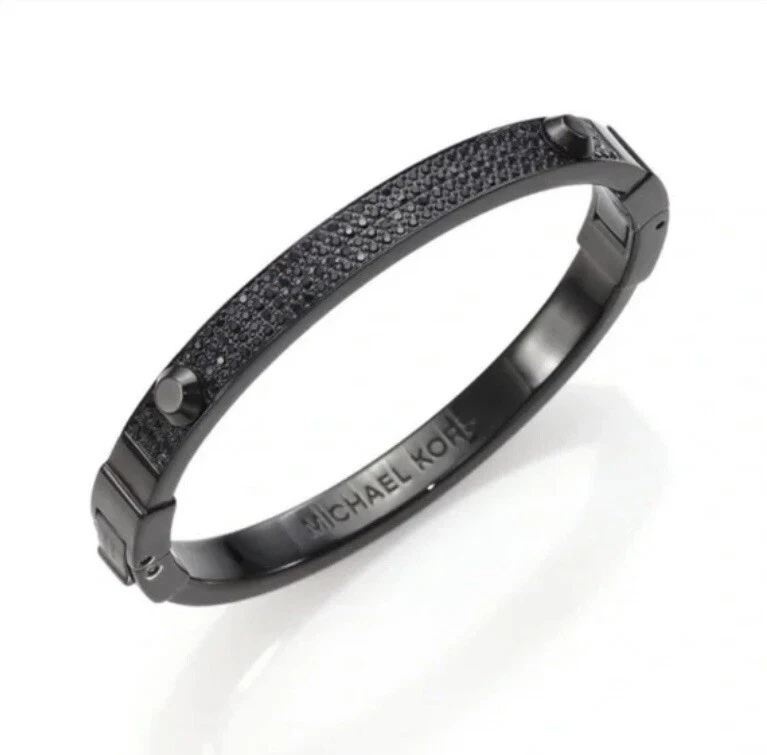 Black michael kors bracelet deals