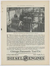1929 Chicago Pneumatic Tool Co. Advertisement:  Lyons & Slattery, Poe Park Bronx