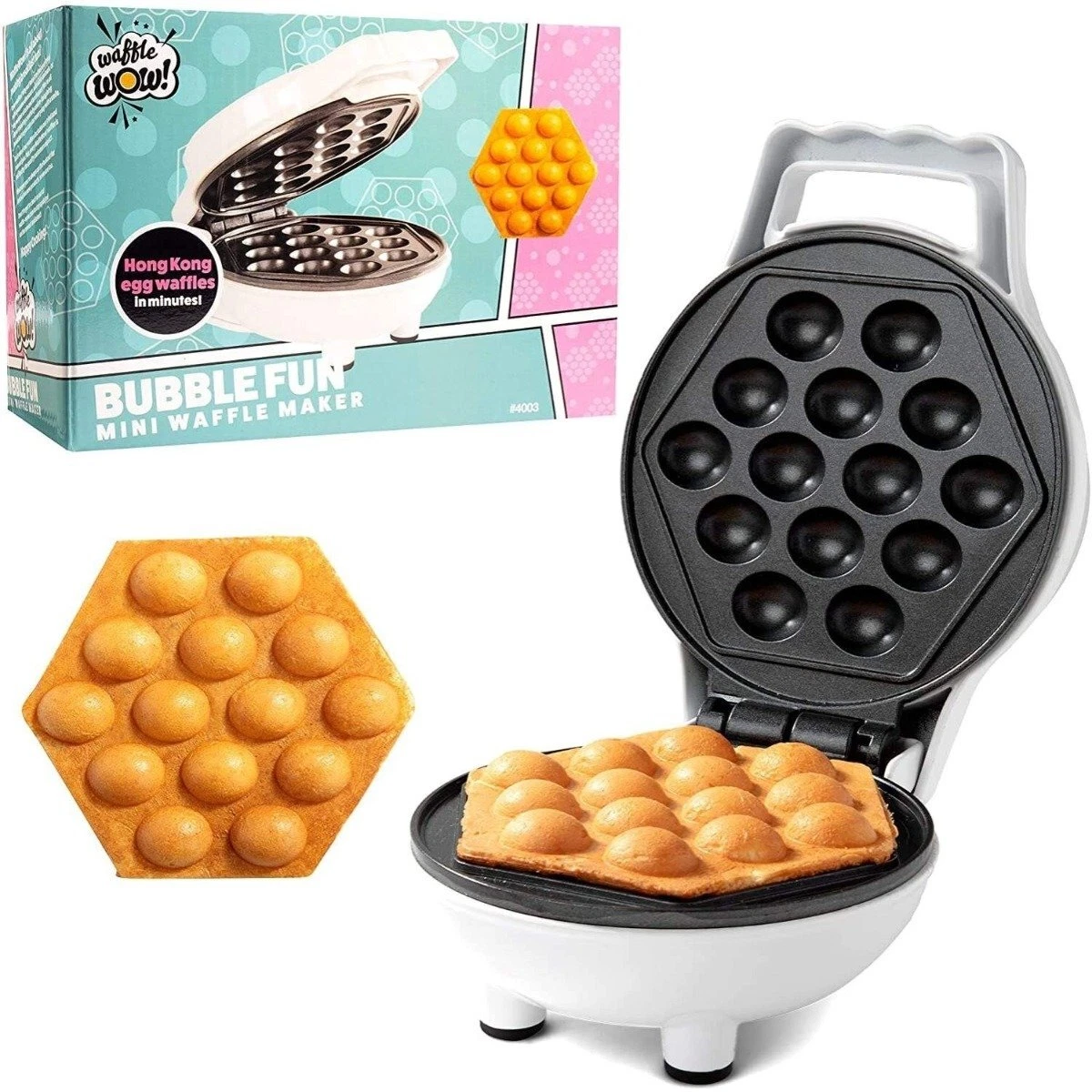 CucinaPro Waffle Wow! Waffle Maker | Mini Bubbles