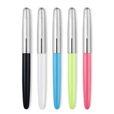 Hero 616 Plus Plastic Fountain Pen Metal Cap Fine Nib 0.5mm Office Writing  #MJ