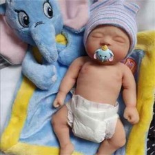 7" Boy Micro Preemie Full Silicone Baby Doll Joseph Lifelike Mini Reborn Surpris