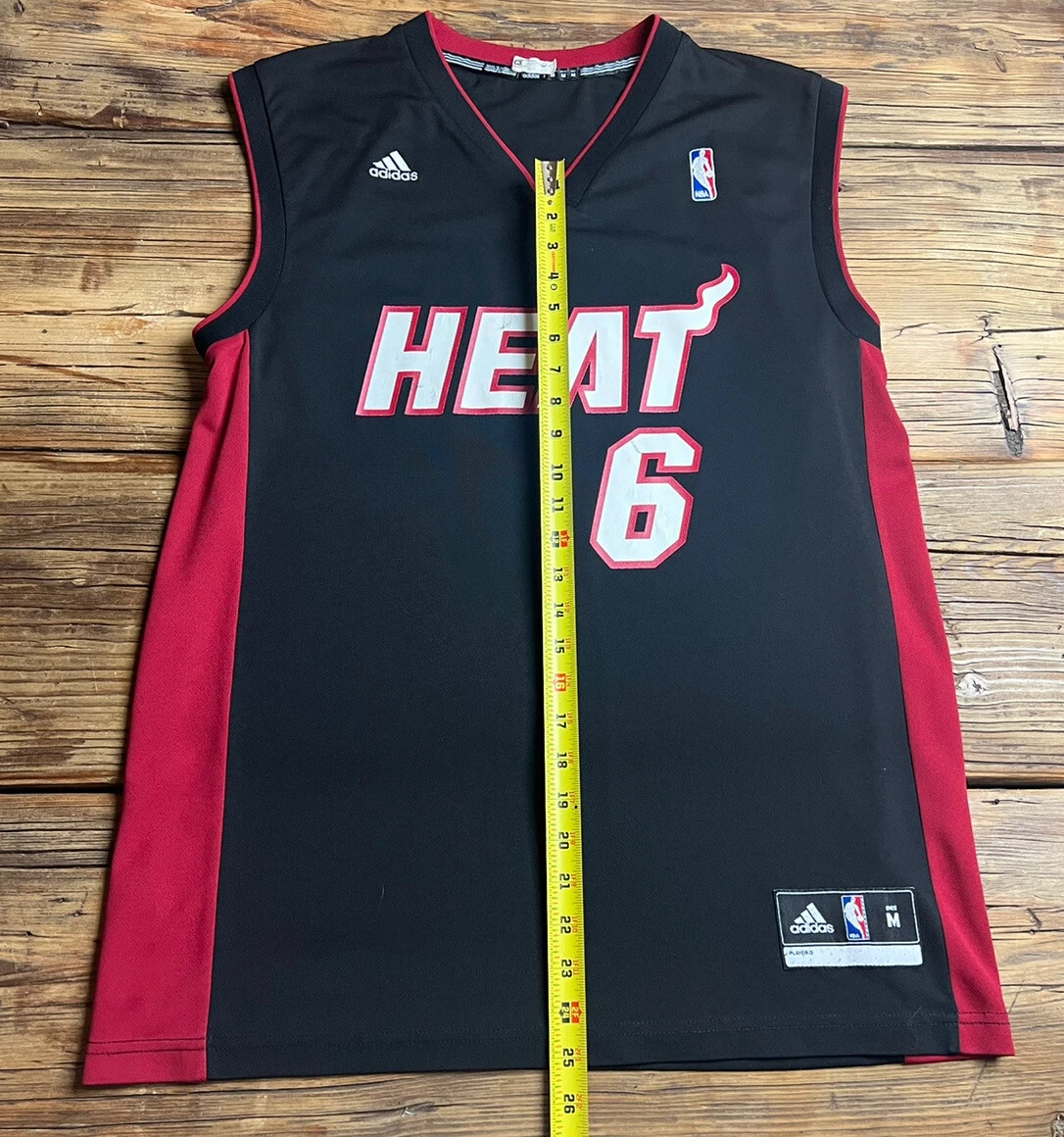 Adidas LeBron James #6 Heat Jersey - clothing & accessories - by