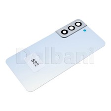 Back Glass Rear Housing Battery Cover For Samsung Galaxy S22 SM-S901 White
