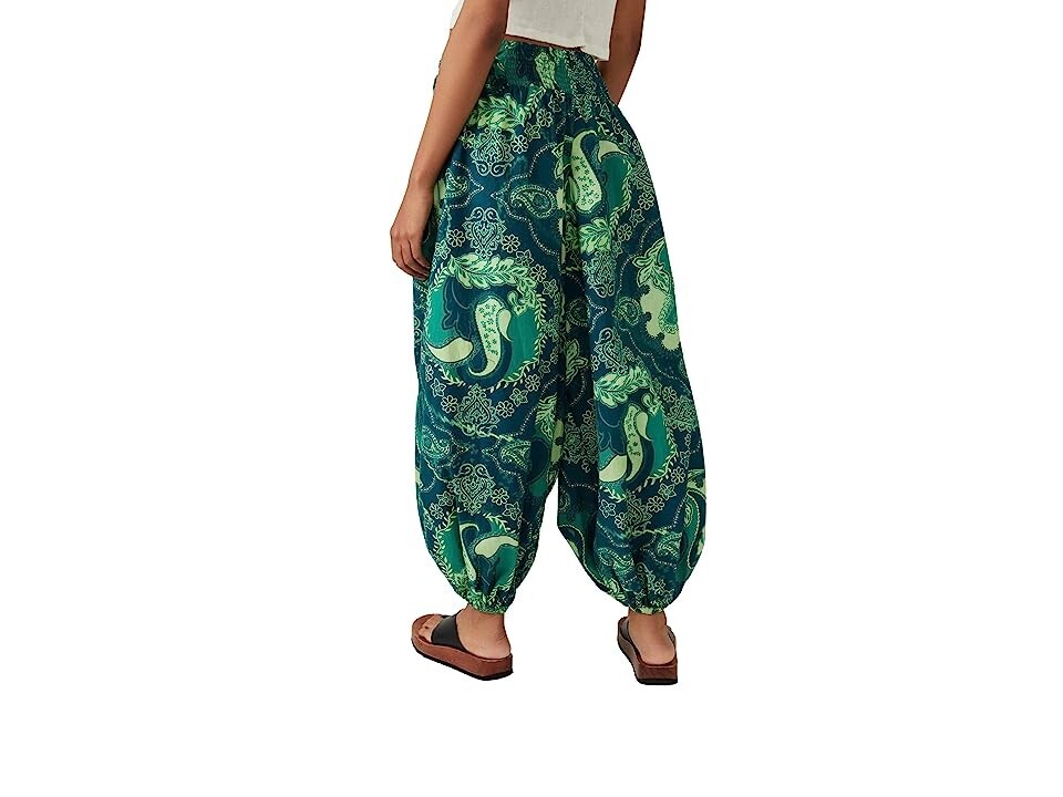 Free People L42220 Womens Green Paisley After Glow Balloon