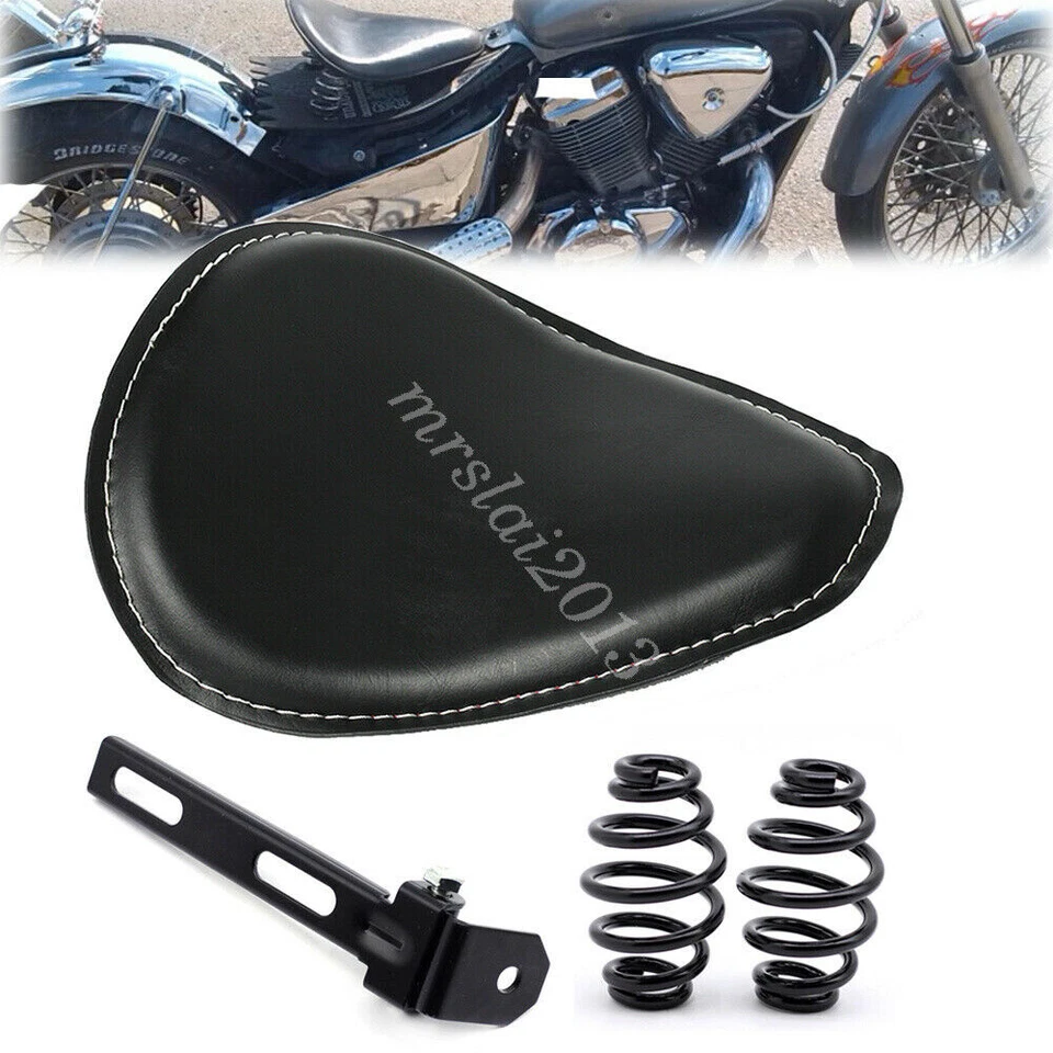 3-дюймовые пружинные одиночные кронштейны сиденья для мотоцикла черные для Harley Sportster Chopper Bobber - Изображение 2 из 4