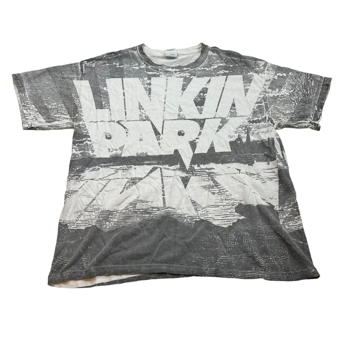 Vintage Linkin Park AOP Tour T-Shirt Mens Size Large All Over