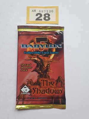BABYLON 5 CCG THE SHADOWS BOOSTER MINT FACTORY SEALED x 1