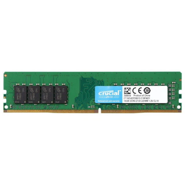 Crucial PC4-17000 (DDR4-2133) Bus Speed Computer RAM 16 GB Total