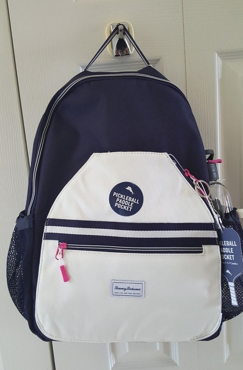 Tommy Bahama Pickleball Backpack w/ Water Bottle, Pockets, Paddle Pocket NEW Tommy Bahama Pickleball Backpack Pocket & Water Bottle | eBay main image 4