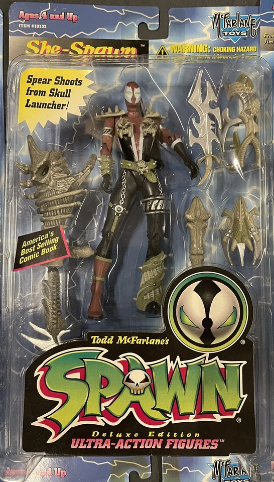 Spawn Series 4 She Spawn, Shadowhawk, Clown 2, Cy-Gor, Exo-Skeloton, The MAXX - Image 4 of 4